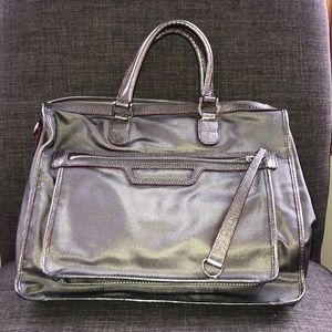 NWOT MZ Wallace Silver Satchel